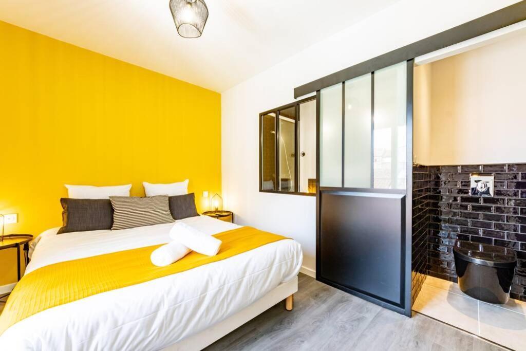 אז'ן Le Black & Yellow - Appart'Hotel - Clim - Netflix - Parking Gratuit - Nestor & Margot מראה חיצוני תמונה