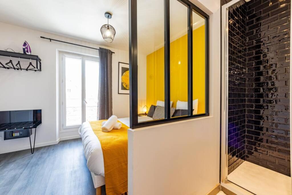 אז'ן Le Black & Yellow - Appart'Hotel - Clim - Netflix - Parking Gratuit - Nestor & Margot מראה חיצוני תמונה