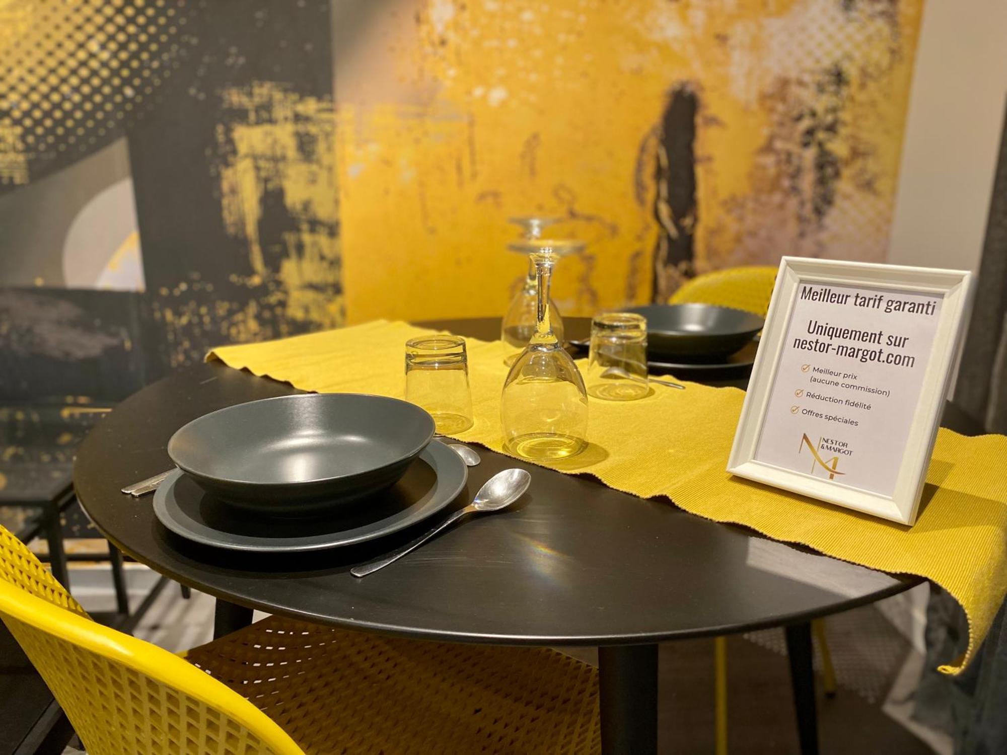 אז'ן Le Black & Yellow - Appart'Hotel - Clim - Netflix - Parking Gratuit - Nestor & Margot מראה חיצוני תמונה